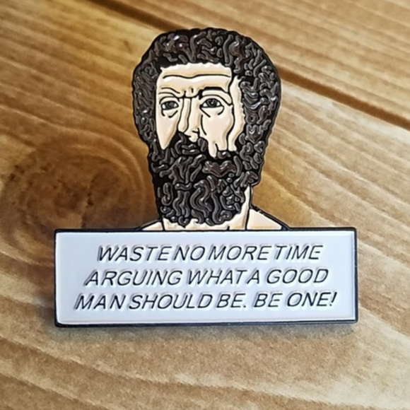 Other - Marcus Aurelius stoic Roman Emperor pin back